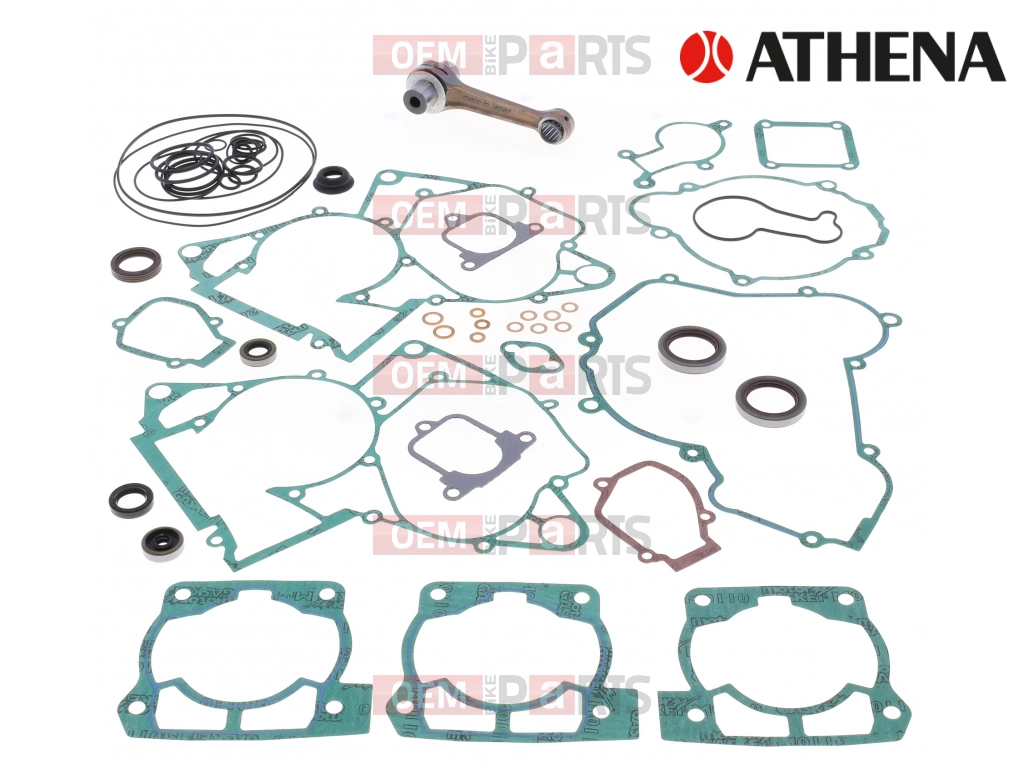 Connecting rod kit with engine gasket kit