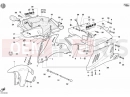 48011361BA - LEFT UPPER HALF-FAIRING RED