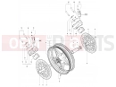 SPMV8A00A3468 - AXLE, FRONT WHEEL, B4