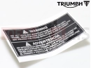 Triumph 2013 THUNDERBIRD T3900169 - Autocolant (Frame modification)