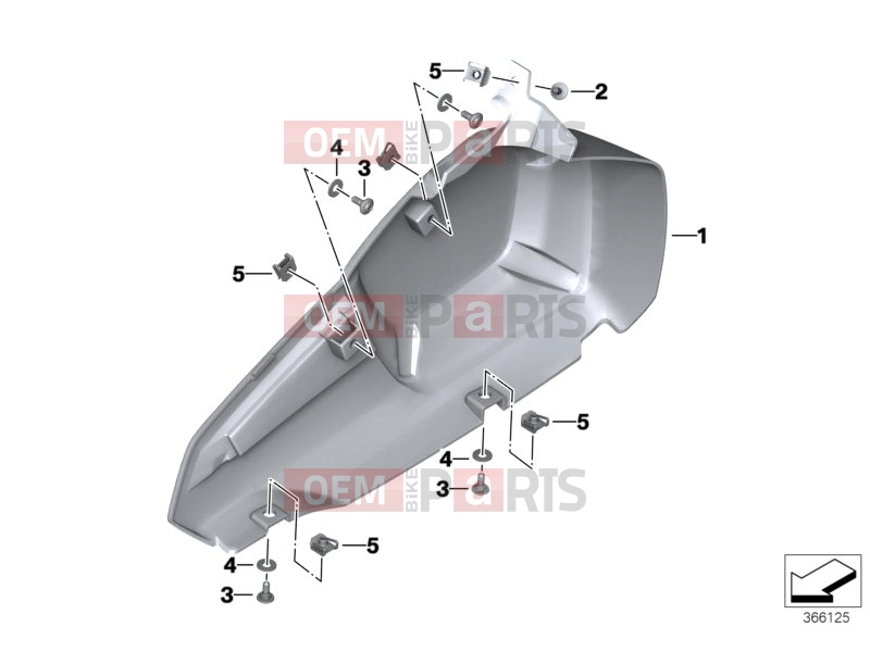 BMW Motorrad BMW 2013 C-Models C evolution (0C03) Engine covering