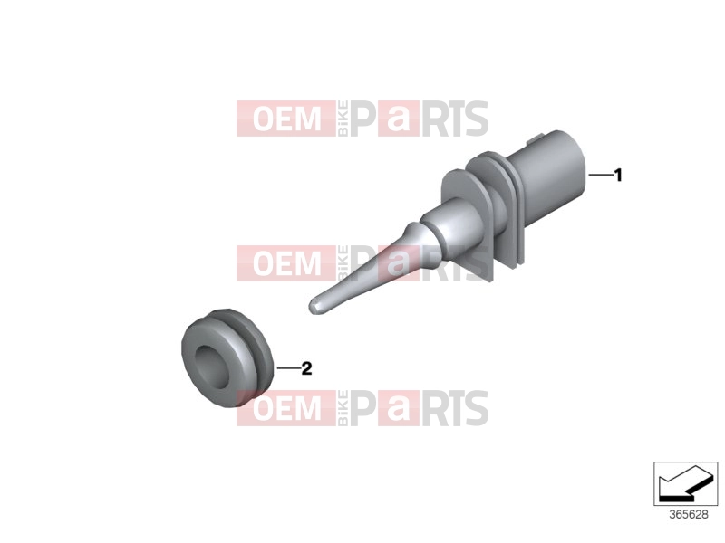 BMW Motorrad BMW 2013 C-Models C evolution (0C03) Outside temperature sensor
