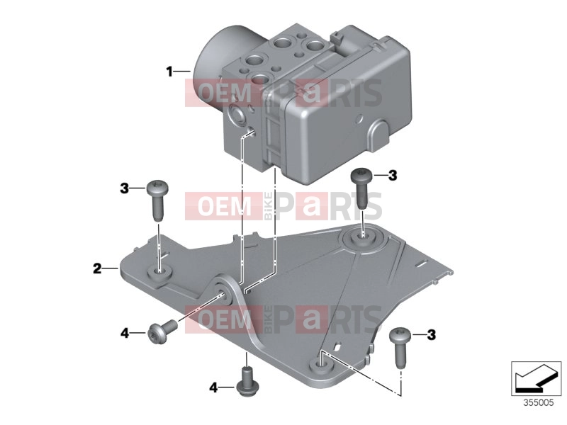 BMW Motorrad BMW 2016 C-Models C evolution (0C03) 34_2191 | Pressure modulator ABS
