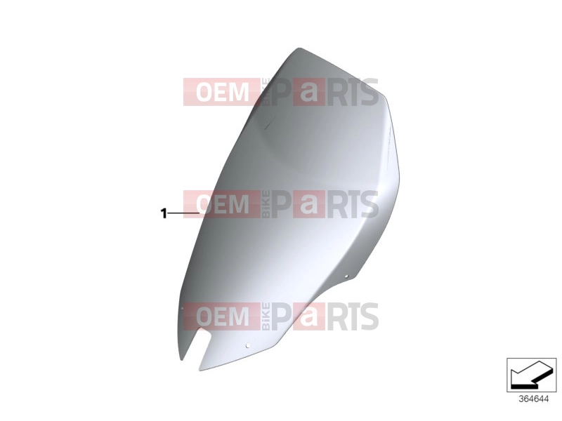 BMW Motorrad BMW 2015 C-Models C evolution (0C03) Touring windshield