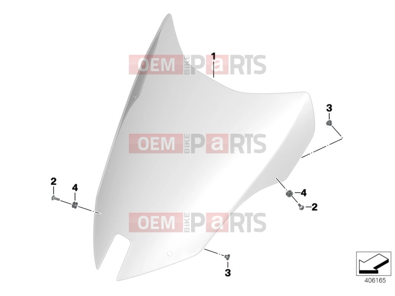 BMW Motorrad BMW 2018 C-Models C evolution (0C03) 46_1644 | Windshield