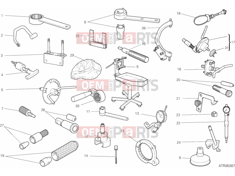 DUCATI 2014 Monster 795 ABS WORKSHOP SERVICE TOOLS, ENGINE » UNCLASSIFIED