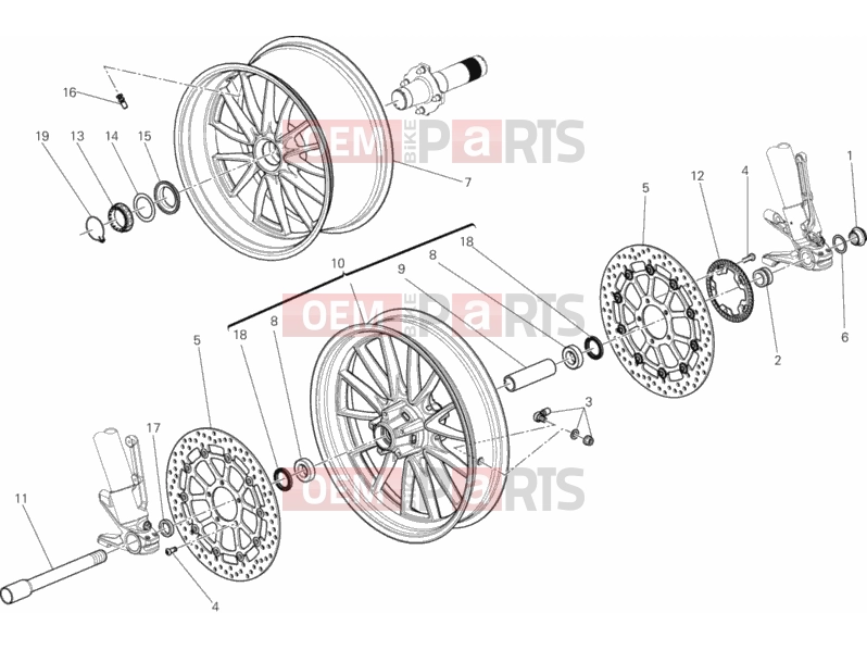 DUCATI 2014 Diavel STRADA WHEELS » FRONT WHEEL