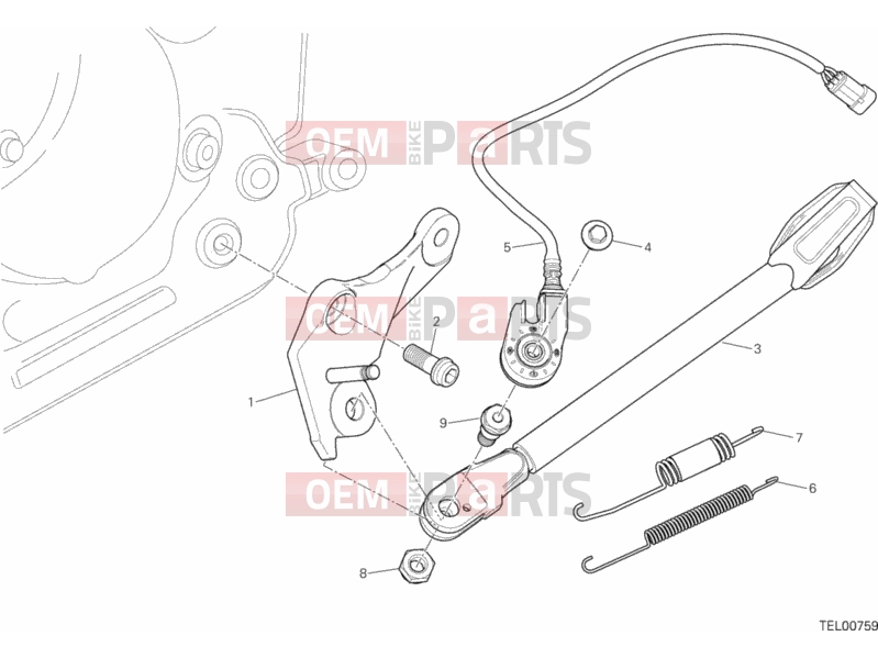DUCATI 2014 HYPERMOTARD STAND » FRAME