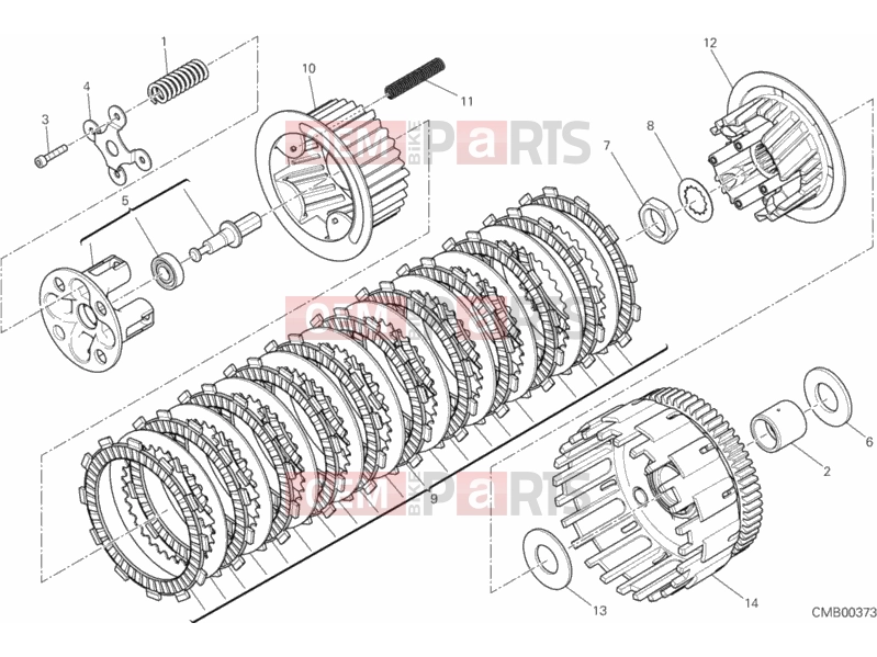 DUCATI 2014 HYPERSTRADA CLUTCH » CLUTCH