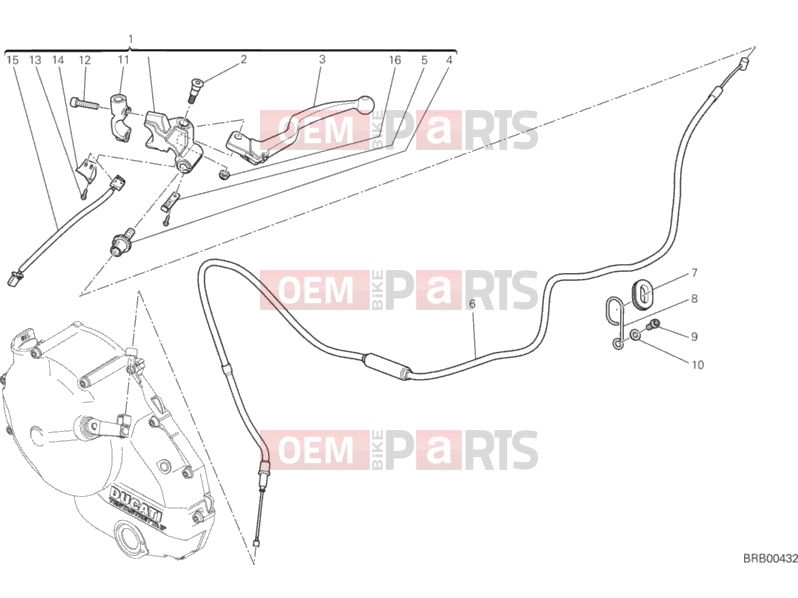 DUCATI 2014 HYPERSTRADA CLUTCH CONTROL » CLUTCH