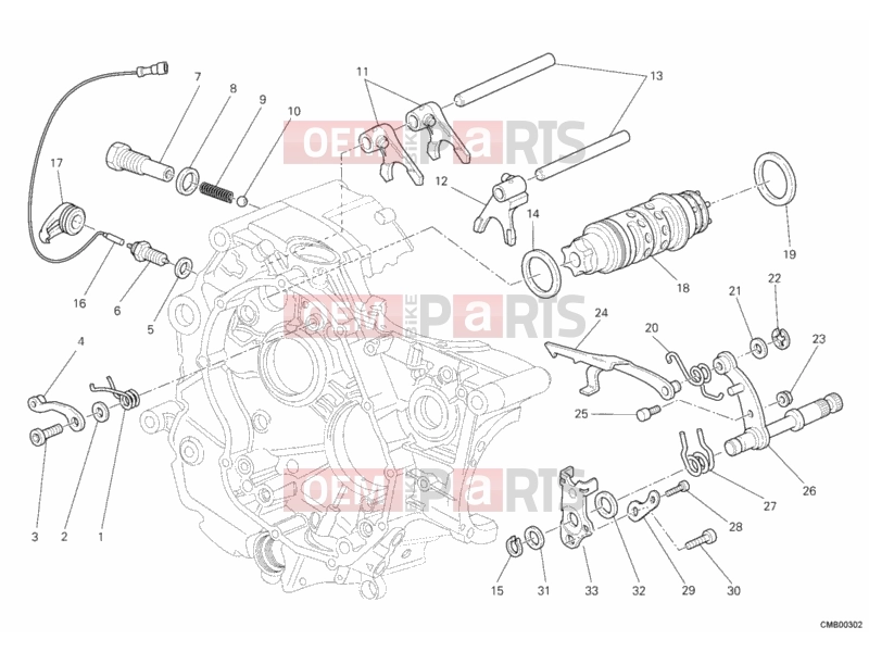 DUCATI 2013 Monster 659 ABS SHIFT CAM - FORK » FRONT SUSPENSION