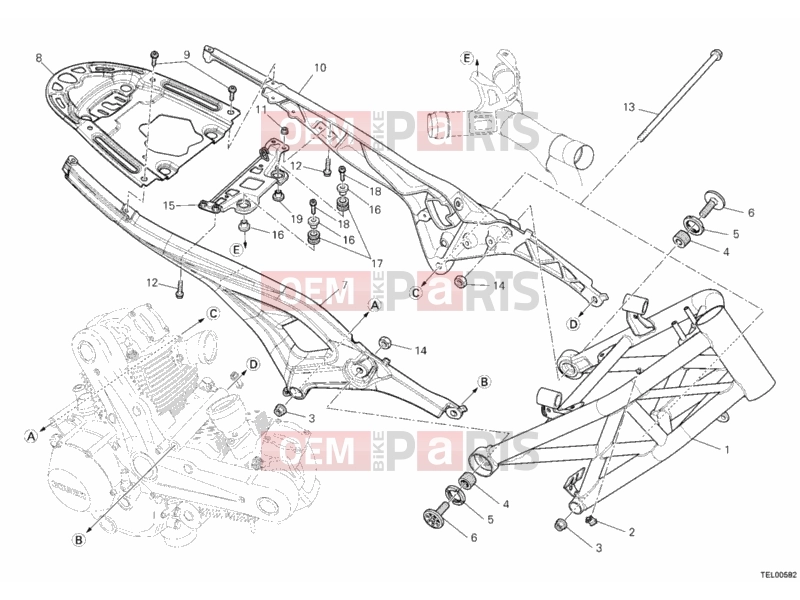DUCATI 2013 Monster 696 FRAME » FRAME