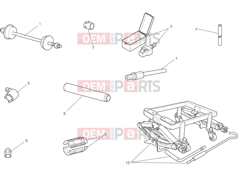 DUCATI 2013 Monster 696 ABS ANNIVERSARY WORKSHOP SERVICE TOOLS, FRAME » FRAME