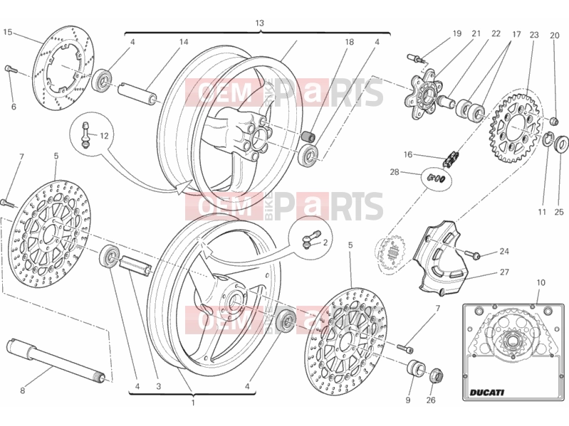 DUCATI 2013 Monster 795 WHEELS » FRONT WHEEL