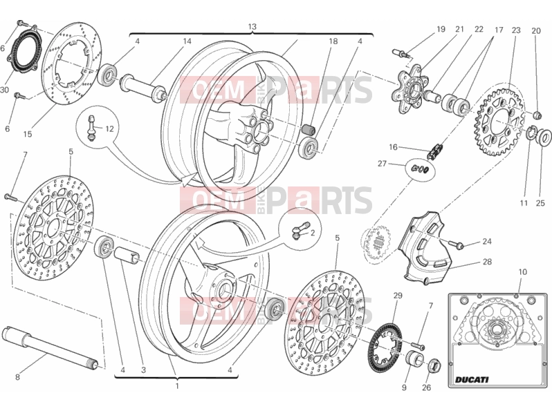 DUCATI 2013 Monster 795 ABS WHEELS » FRONT WHEEL