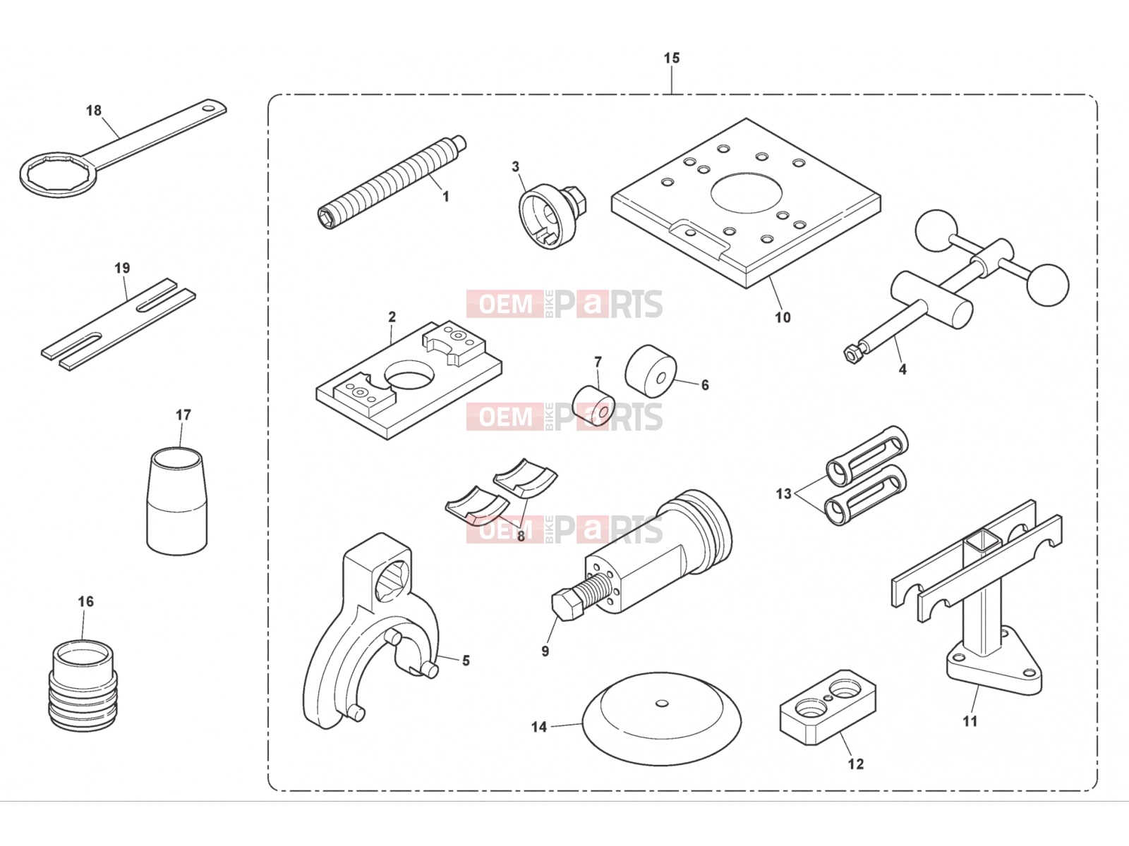 HUSQVARNA 2014 Offroad TE 449-511 WORKSHOP TOOLS