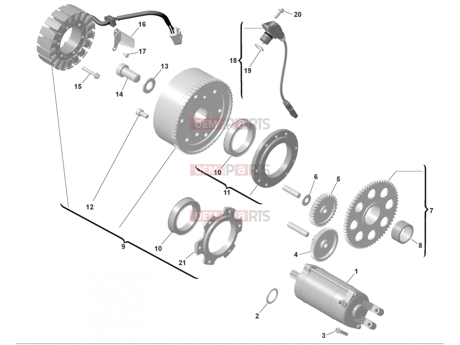 HUSQVARNA 2013 NUDA 900-900R ABS ENGINE ELECTRONICS