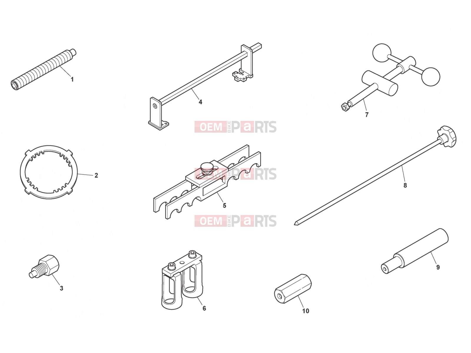 HUSQVARNA 2013 NUDA 900-900R ABS WORKSHOP TOOLS