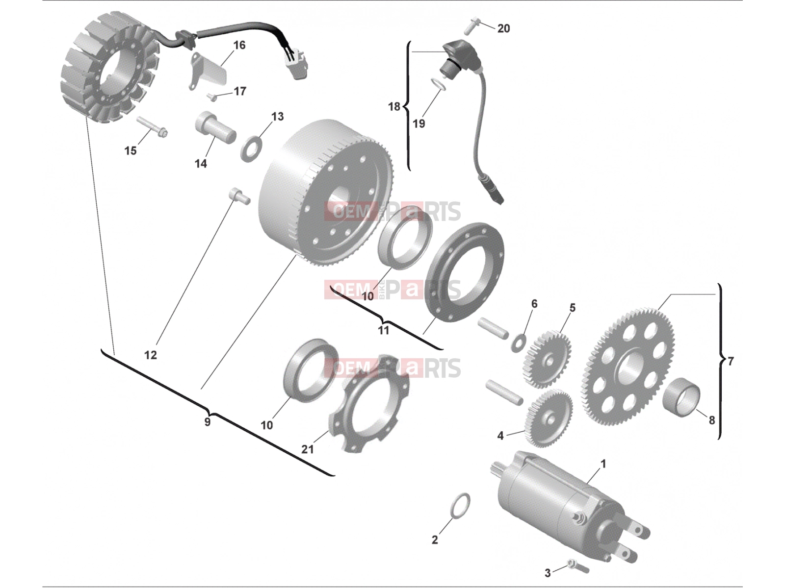 HUSQVARNA 2012 NUDA 900-900R ENGINE ELECTRONICS