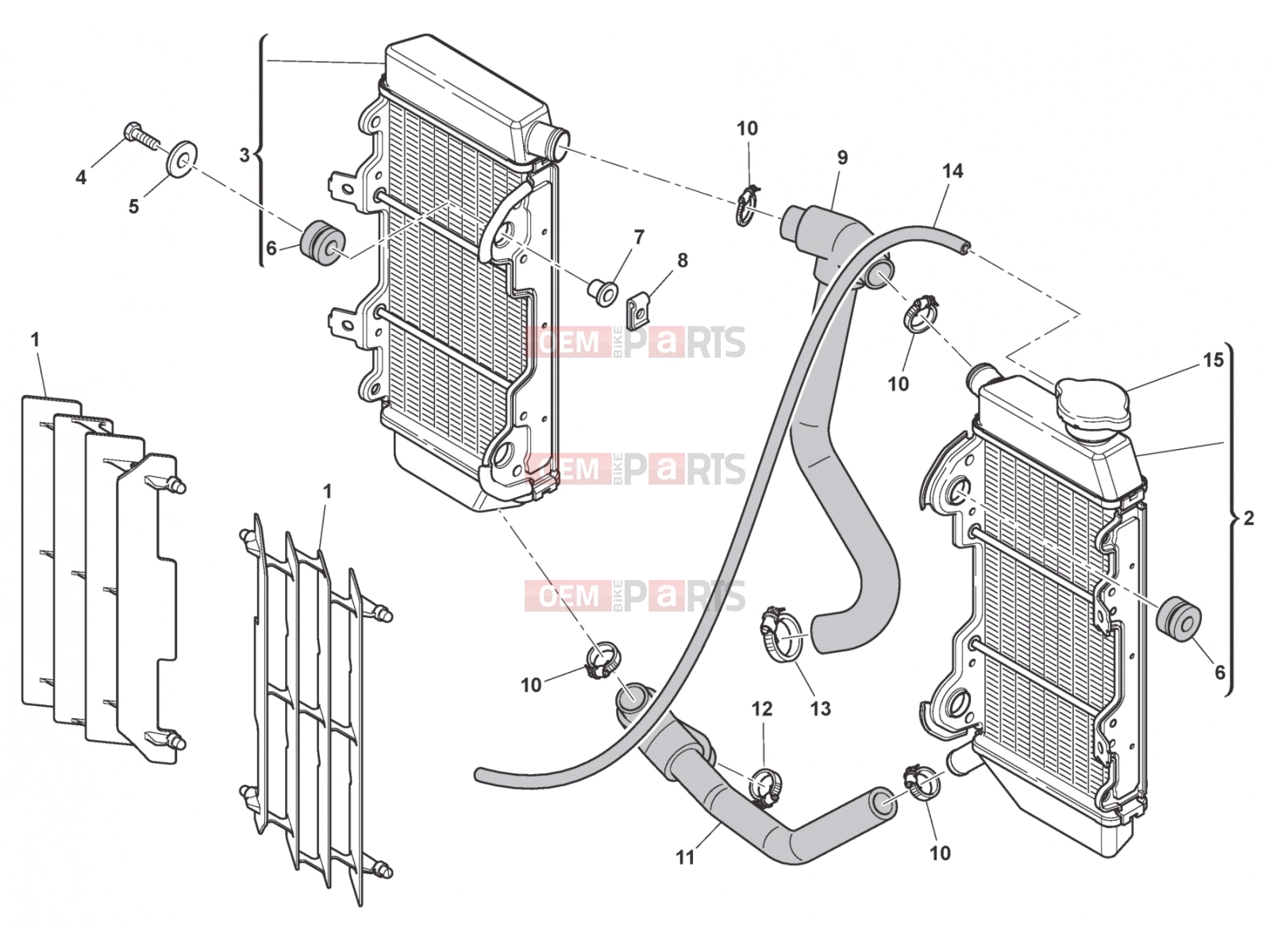 HUSQVARNA 2012 TC 449 COOLING SYSTEM