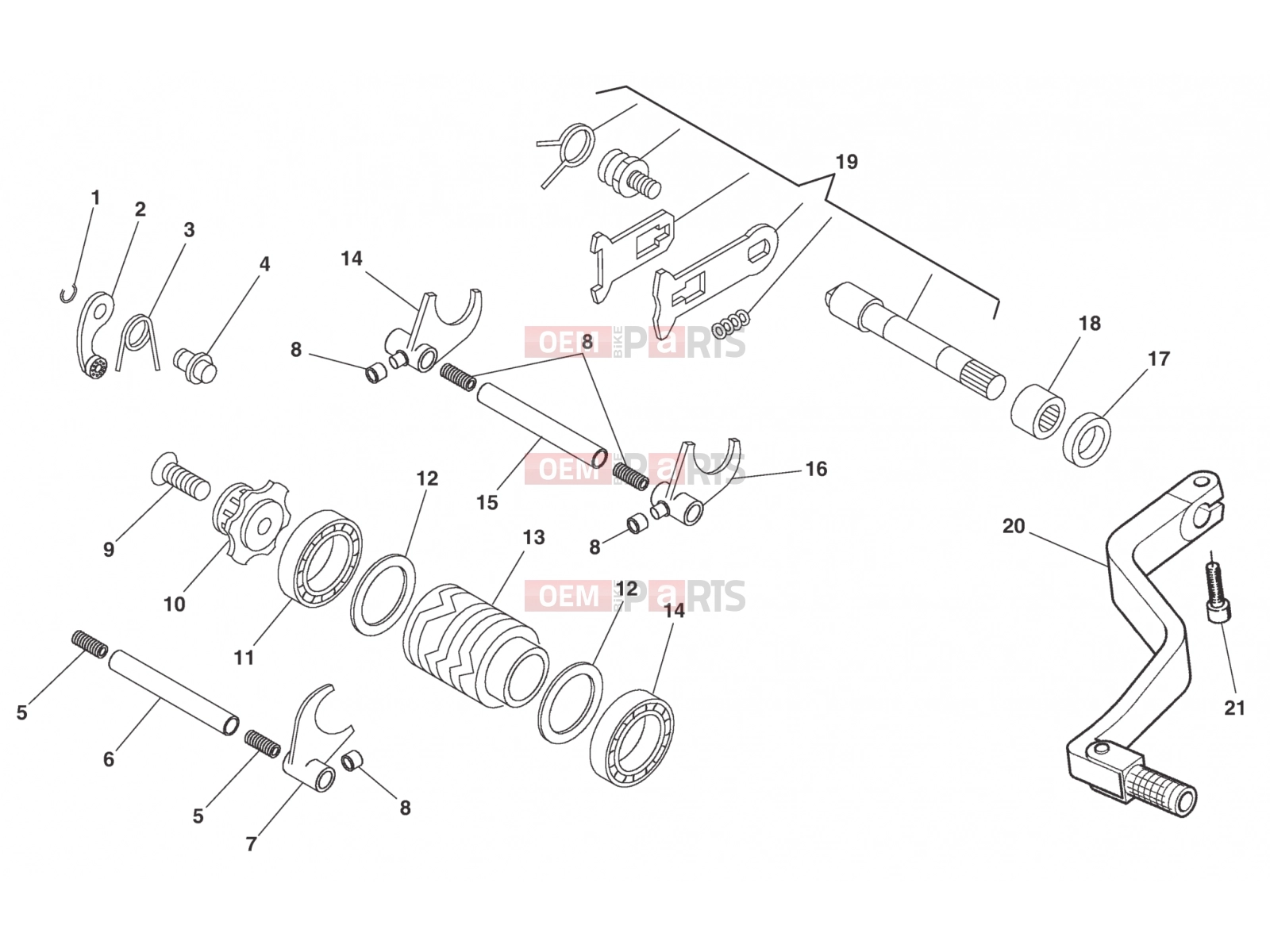 HUSQVARNA 2012 CR 65 GEAR SHIFT