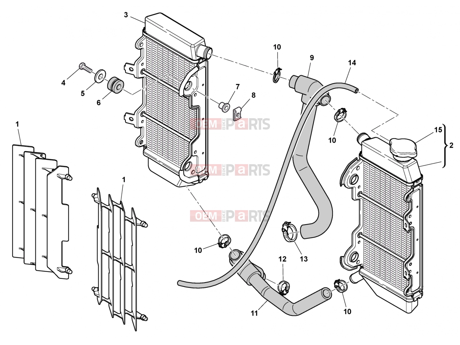 HUSQVARNA 2011 TC 449 COOLING SYSTEM