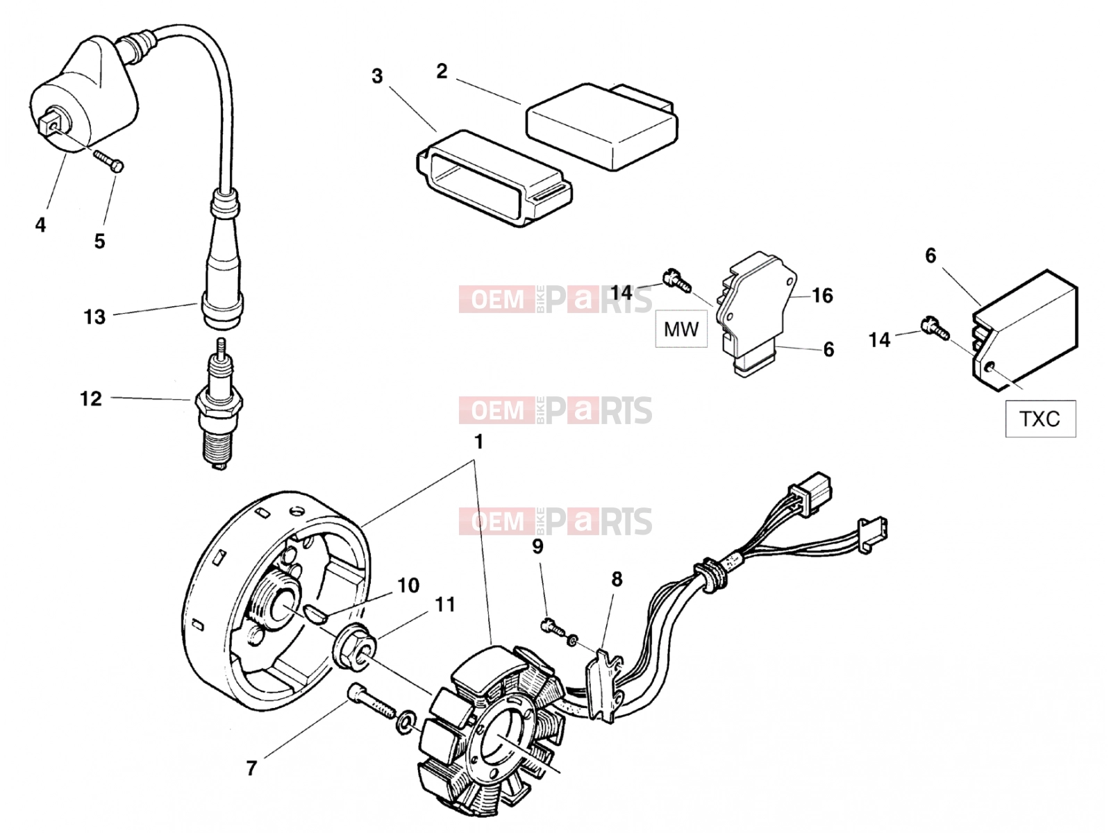 HUSQVARNA 2010 310-450-510 ENGINE ELECTRONICS