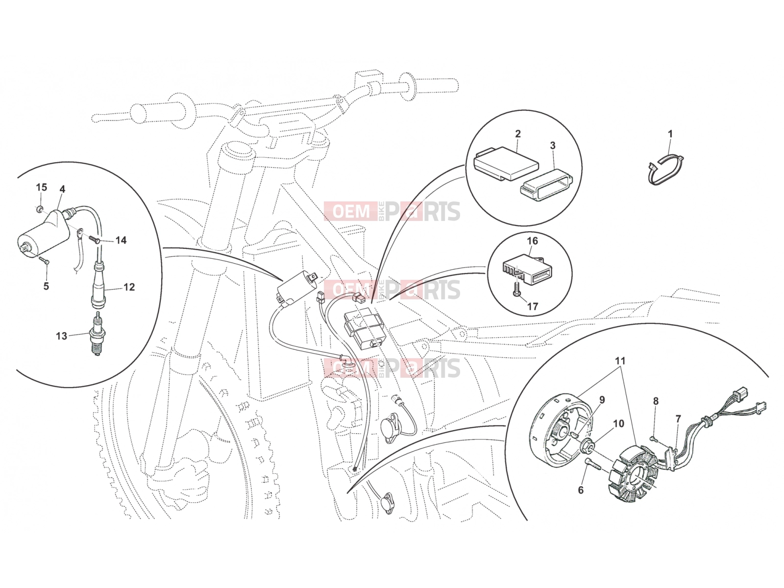 HUSQVARNA 2010 TE-TC-TXC 250 ENGINE ELECTRONICS (TE)