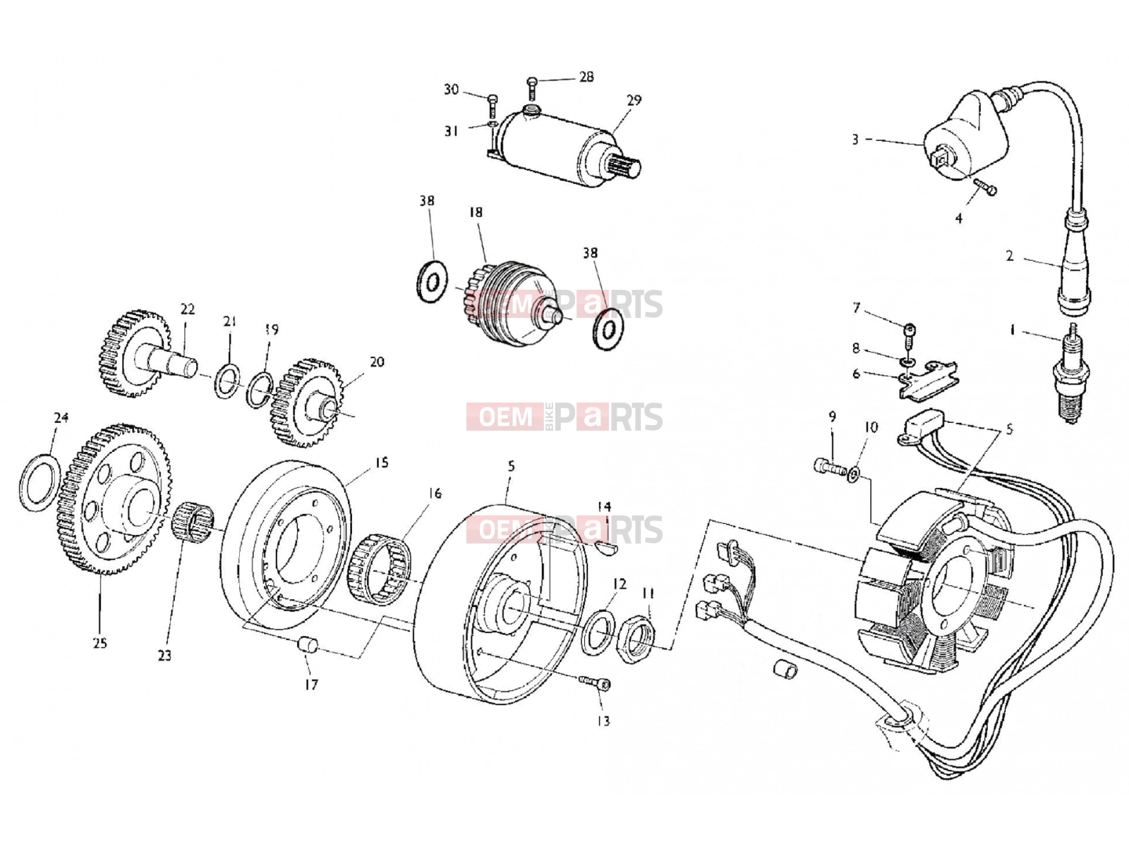 HUSQVARNA 2007 SM-TE 610IE ENGINE ELECTRONICS