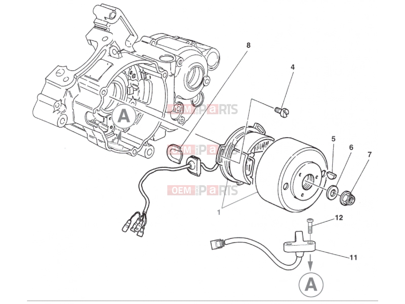 HUSQVARNA 2007 SMS-WRE 125 ENGINE ELECTRONICS