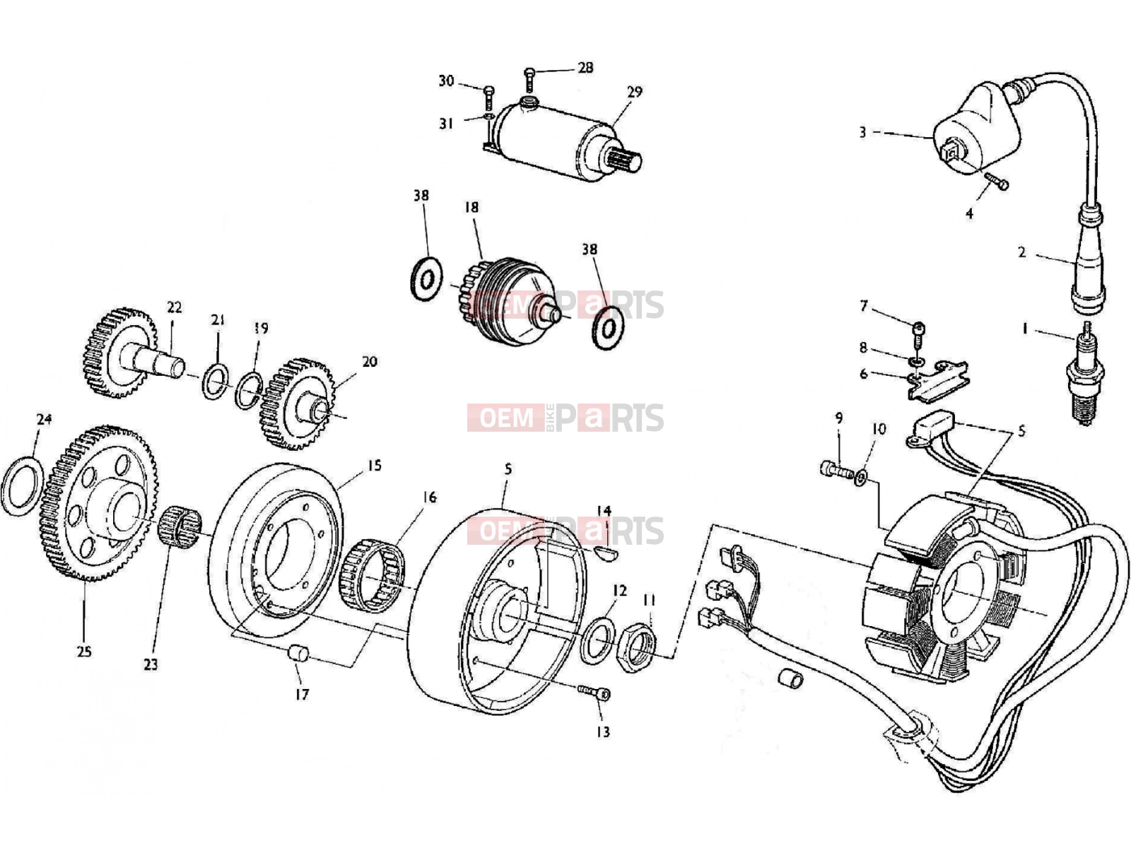 HUSQVARNA 2006 SMS-TE 610 ENGINE ELECTRONICS