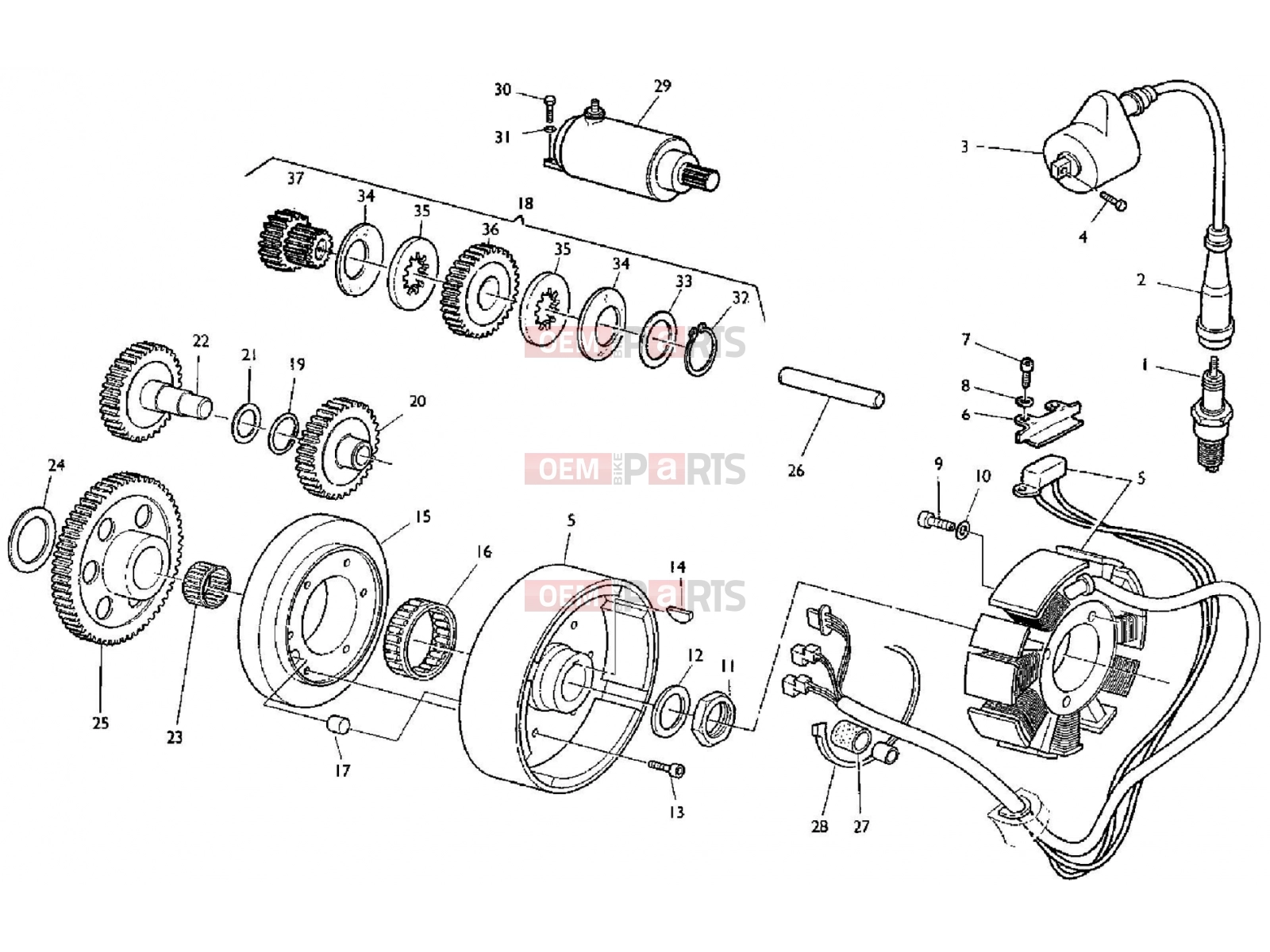 HUSQVARNA 2004 SMS-TE 610E IGNITION SYSTEM