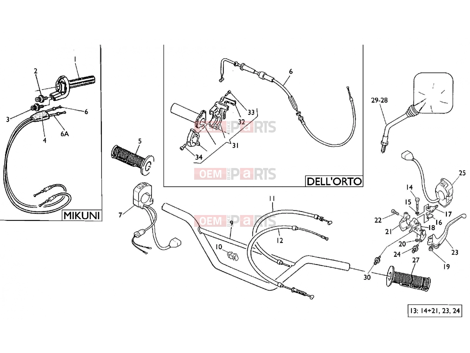 HUSQVARNA 2004 SMS-TE 610E HANDLEBAR