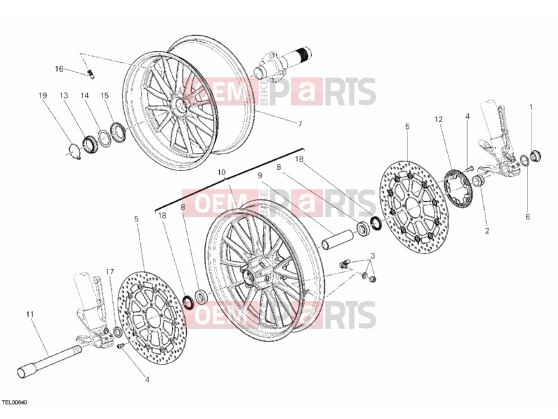 DUCATI 2013 Diavel WHEELS » FRONT WHEEL