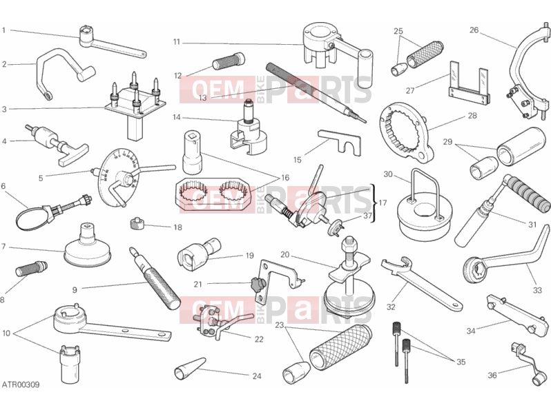 DUCATI 2013 HYPERMOTARD SP WORKSHOP SERVICE TOOLS (ENGINE) » UNCLASSIFIED