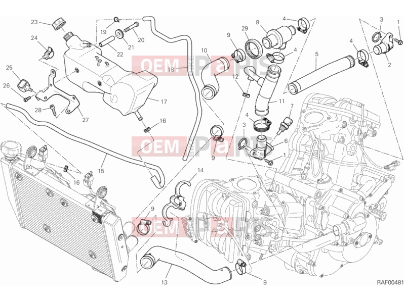 DUCATI 2013 HYPERSTRADA COOLING CIRCUIT » UNCLASSIFIED