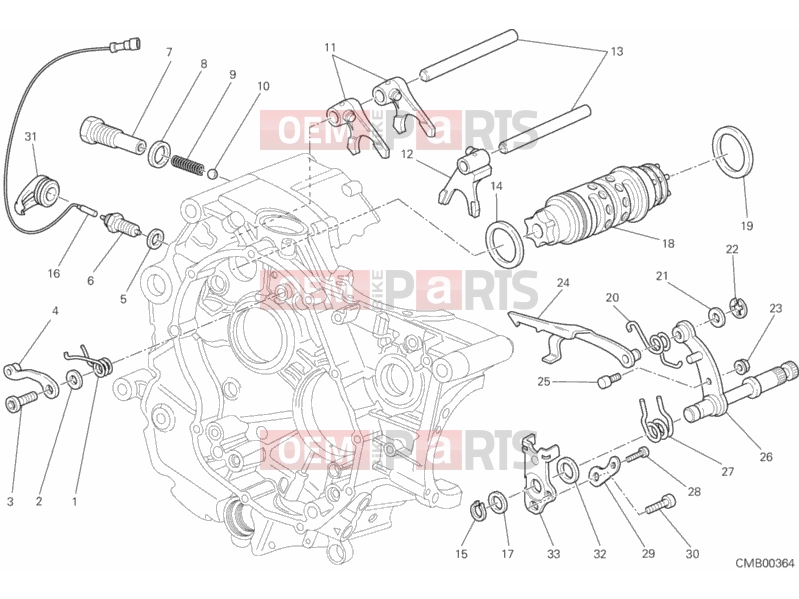DUCATI 2012 Monster 1100 EVO ABS SHIFT CAM - FORK » FRONT SUSPENSION