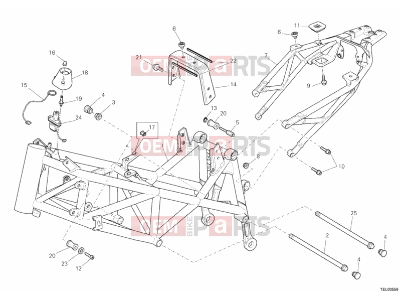 DUCATI 2012 Hypermotard 1100 EVO SP FRAME » FRAME
