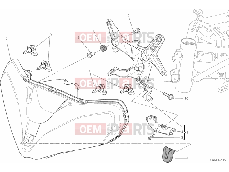 DUCATI 2012 Multistrada 1200 S Pikes Peak HEADLIGHT » LIGHTING SYSTEM