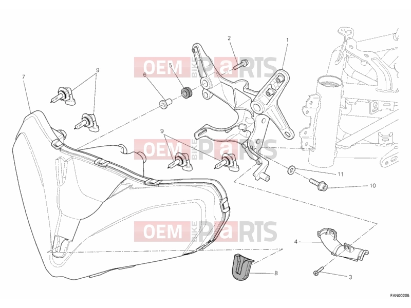 DUCATI 2012 Multistrada 1200 S Touring HEADLIGHT » LIGHTING SYSTEM