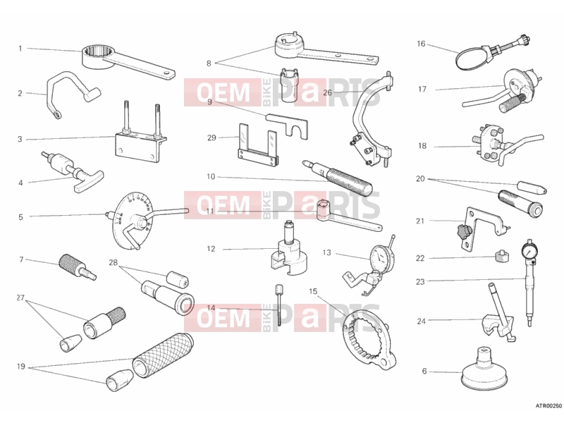DUCATI 2012 Monster 659 WORKSHOP SERVICE TOOLS, ENGINE » UNCLASSIFIED