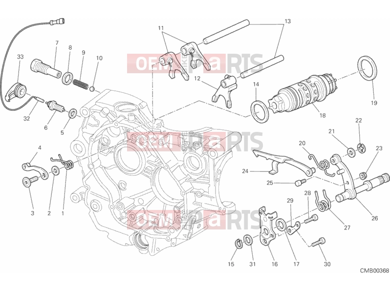 DUCATI 2012 Monster 795 SHIFT CAM - FORK » FRONT SUSPENSION