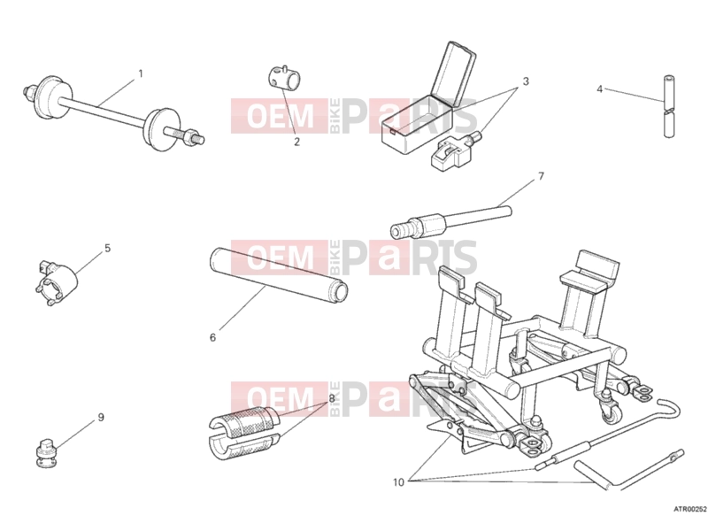 DUCATI 2012 Monster 795 WORKSHOP SERVICE TOOLS, FRAME » FRAME