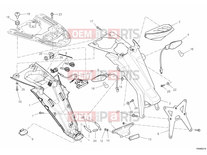 DUCATI 2012 Monster 795 TAILLIGHT » LIGHTING SYSTEM