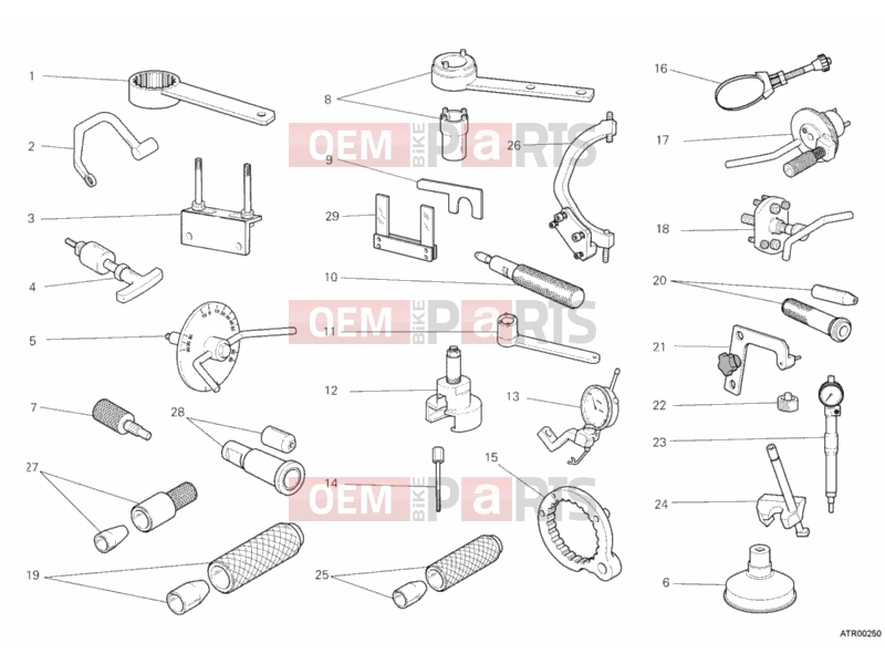DUCATI 2012 Monster 795 WORKSHOP SERVICE TOOLS, ENGINE » UNCLASSIFIED