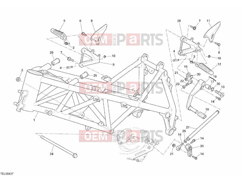 DUCATI 2012 Superbike 848 FRAME » FRAME