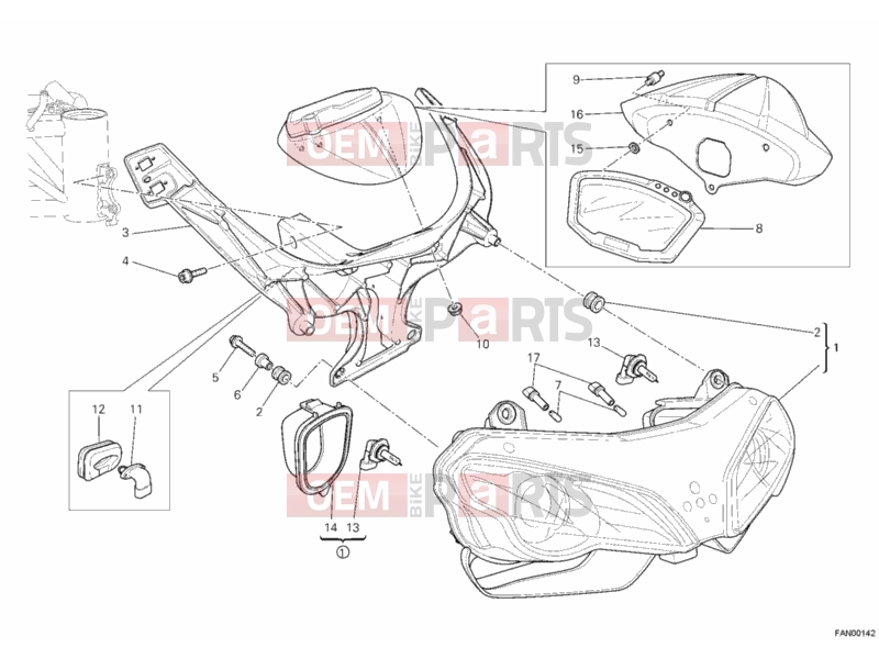 DUCATI 2012 Superbike 848 HEADLIGHT » LIGHTING SYSTEM