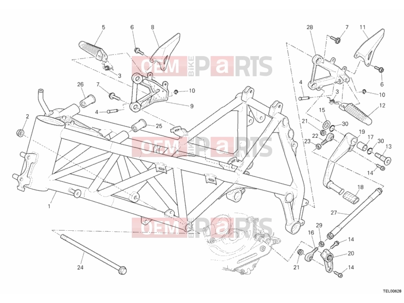 DUCATI 2012 Superbike 848 EVO FRAME » FRAME