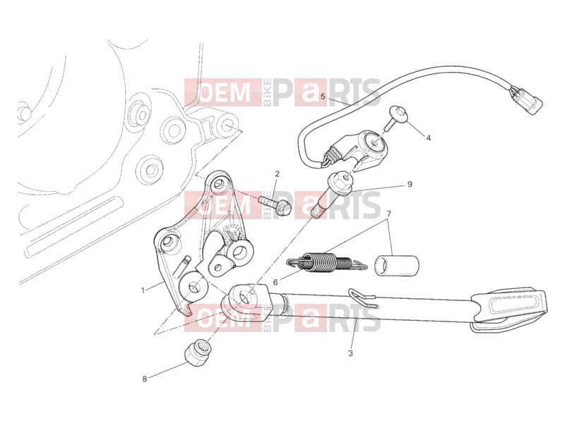 DUCATI 2011 Multistrada 1200 SIDE STAND » ACCESSORIES