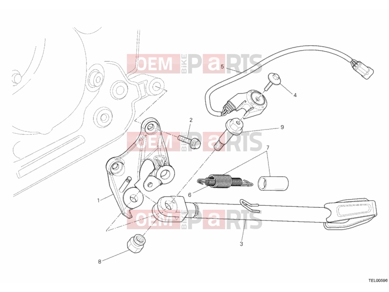 DUCATI 2011 Multistrada 1200 ABS SIDE STAND » ACCESSORIES